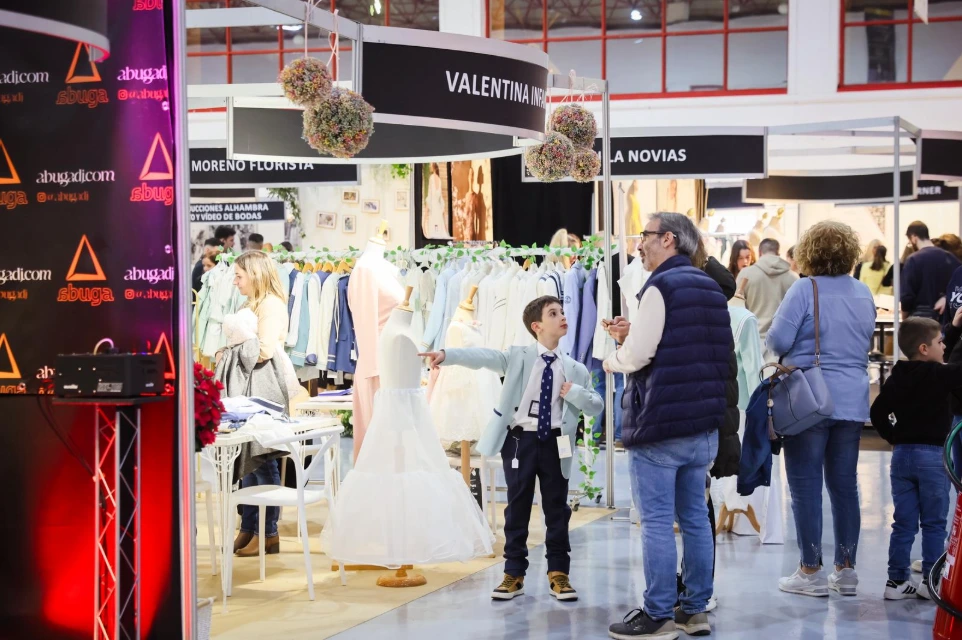 Acto institucional durante la feria Andalucía Belleza y Moda en FERMASA