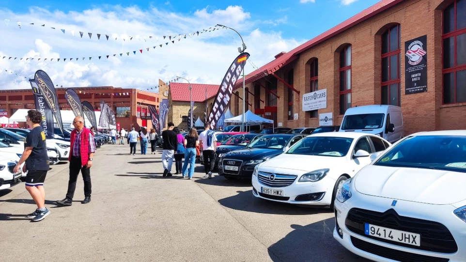 xterior del recinto ferial FERMASA durante el Salón del Vehículo de Ocasión