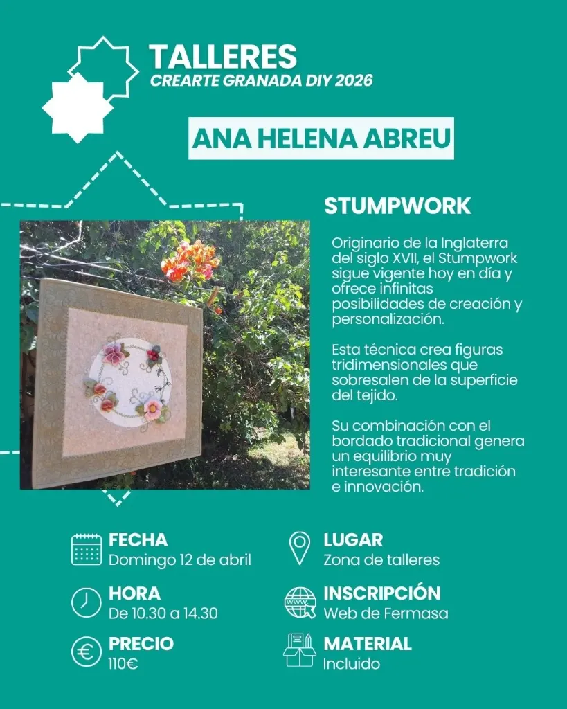 INSCRIPCIONES CREARTE STUMPWORK