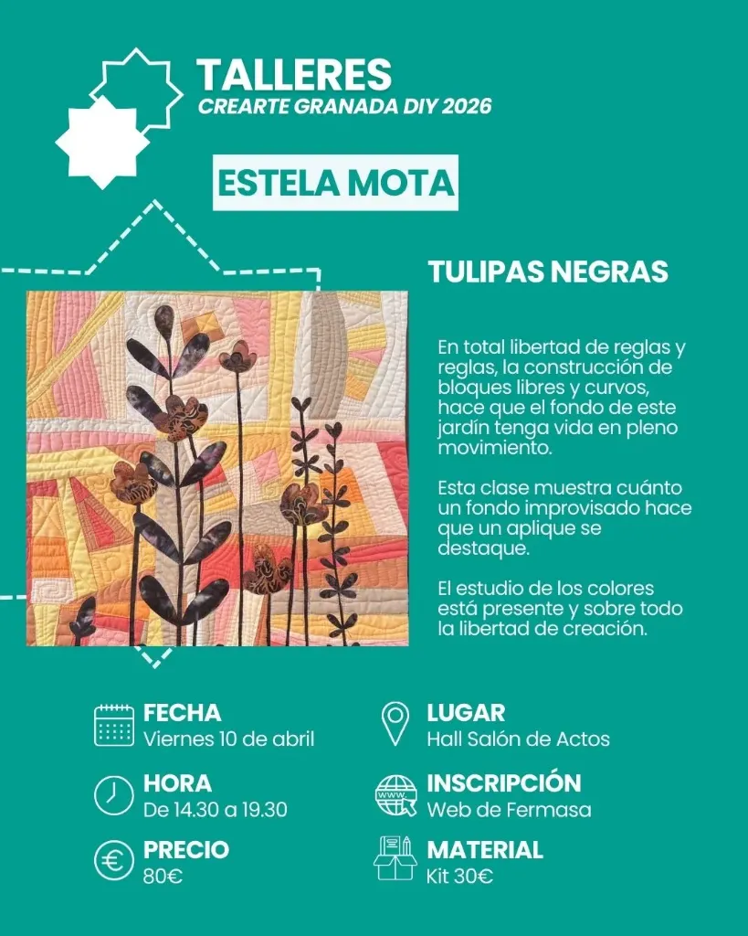 INSCRIPCIONES CREARTE TULIPAS NEGRAS
